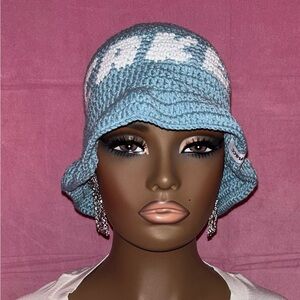 Unisex Crochet Ruffle Hat